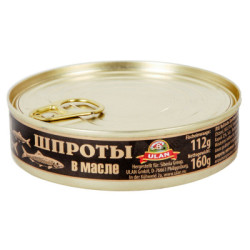 Sprats à l'huile 160 g