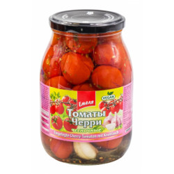 Hausgemachte Kirschtomaten mit Knoblauch 1L