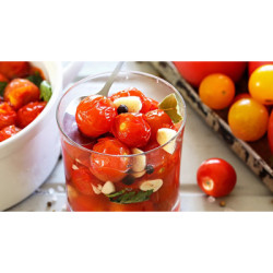 Pomodorini all'aglio fatti in casa 1L