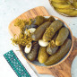 Classic crispy cucumbers 860g