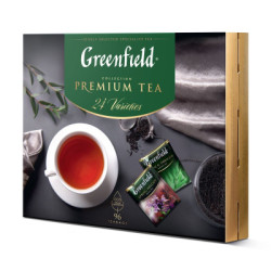 Assortiment de thés Greenfield, 24 saveurs, 96 sachets
