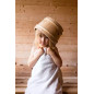 Gorro de fieltro infantil con forma de cachorro para sauna Gorro de fieltro infantil con forma de cachorro para sauna