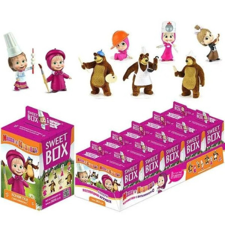 Mascha und der Bär Marmelade mit Spielzeug, 10 g