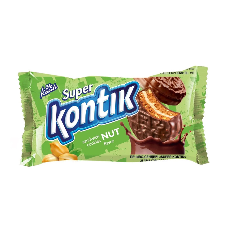 Super Kontik Nuss-Sandwichkekse 90g