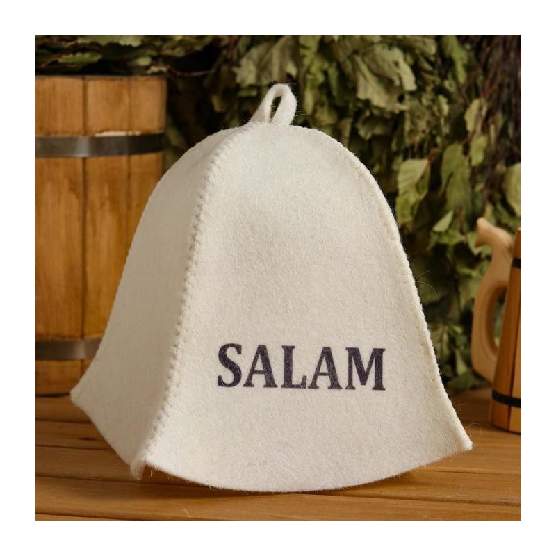 Шапка для бани SALAM белая Шапка для бани SALAM белая