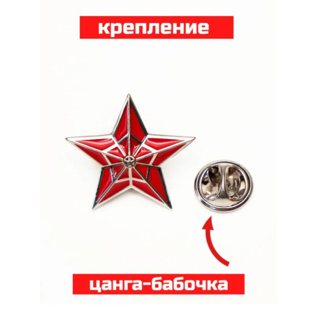 Metal badge "Kremlin's Star"