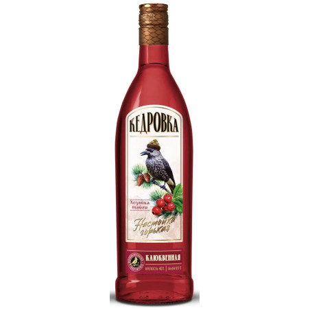 Настойка горькая Клюквенная алк. 40% 0.5L