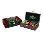 Caja de madera Ahmad Tea con 80 bolsitas de té surtidas Caja de madera Ahmad Tea con 80 bolsitas de té surtidas