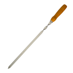 Brochette de 60 cm avec manche en bois