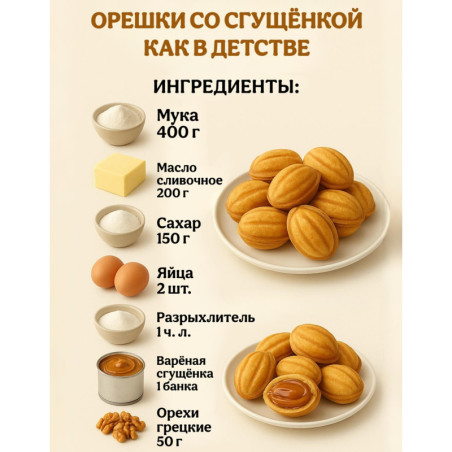 Форма для выпечки Орешница
