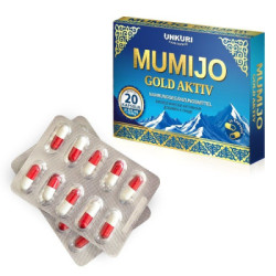 Shilajit, 20 cápsulas en blíster