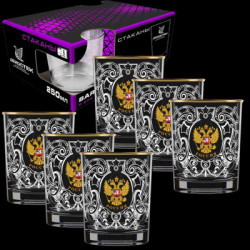 6er-Set Gläser Russland 250 ml