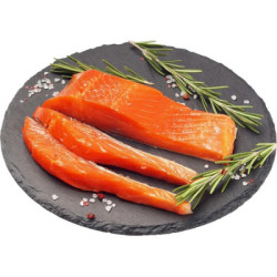 Smoked salmon fillet Russian style