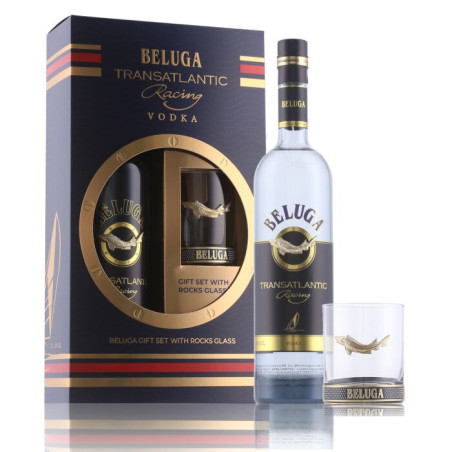 Vodka Beluga Gift Set with Rock Glass Alc. 40% 0.7L
