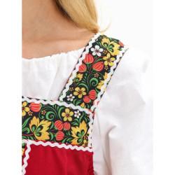 Costume de carnaval national russe Vasilisa