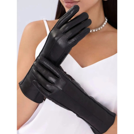 Women's Long Leather Gloves